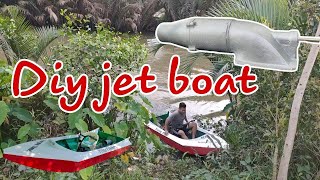 I made my own jet boat with a motorbike engine [upl. by Ferdy285]