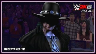 WWE 2K15 PS4  XB1  The Undertaker 1991  Community Creations [upl. by Itirp]