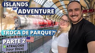 Islands Of Adventure  UNIVERSAL Studios  ✅ Troca de parque pelo Hogwarts Express PARTE 2 [upl. by Anderer]