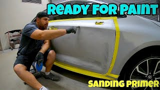 Car Painting Beginners Guide to Getting Primer Ready for Paint [upl. by Donatelli]