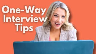 12 Tips to CRUSH a OneWay Virtual Job Interview [upl. by Fadiman809]