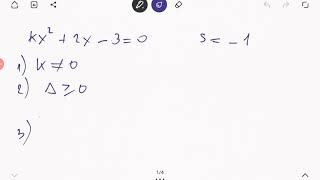 Matematica Equazioni parametriche Condizioni sulla somma e sul prodotto delle radici [upl. by Yenahc]