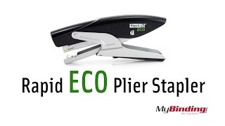 Rapid Eco Plier Stapler  RPD73280 [upl. by Siulesoj]