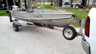 Installing vinyl gutter bunks on boat trailer [upl. by Sheley489]