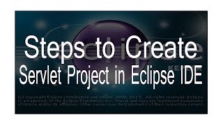 how to create servlet in Eclipse [upl. by Aihgn]