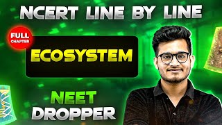 Ecosystem FULL CHAPTER  NCERT Class 12th Botany  Chapter 18  Yakeen NEET [upl. by Gitt]