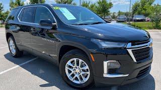 2022 Chevrolet Traverse LS POV Test Drive amp Review [upl. by Rebba201]