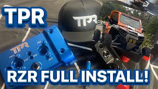 TPR Performance Parts Full RZR Install [upl. by Noemis]