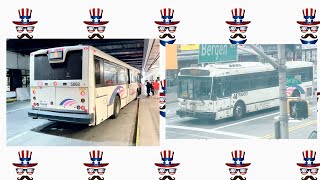 NJ Transit 8 JERSEY CITY BERGEN AVENUE JOURNAL SQUARE NABI 41615 5868 [upl. by Colt]