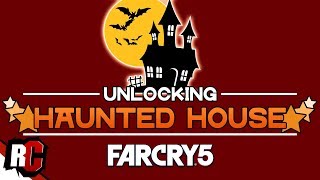 Unlocking HAUNTED HOUSE Easter Egg in Far Cry 5 Oharas Haunted House Prepper Stash [upl. by Anirb]