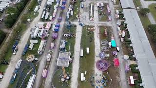 Drone flyover the Volusia County Fair 2022 [upl. by Adnohsel]