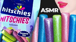 ASMR Hitschies Mermaid Mix Jelly  수수깡 젤리 히츨러 히치스 알약 캔디 먹방  Relaxing Eating Sounds Mukbang [upl. by Gibrian]