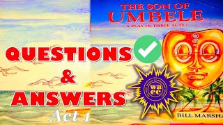 the son of umbele likely Wassce questions [upl. by Brandy]