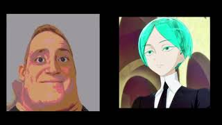 phos becoming uncanny Houseki no kuniMr Incredible disturbed meme [upl. by Kcirdek]