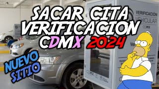 COMO SACAR CITA PARA VERIFICAR EN CDMX 2024  NUEVO SISTEMA Y COMO USARLO [upl. by Klinger11]