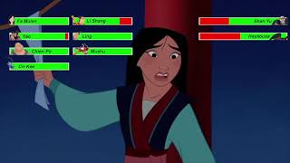 Mulan 1998 Final Battle with healthbars Edited By GabrielD2002 [upl. by Repotsirhc]