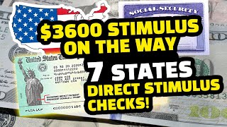 Stimulus Check 2024 Finally Stimulus Checks In This 7State Full Breakdown [upl. by Juliet]