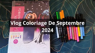 Vlog Coloriage De Septembre 2024 [upl. by Starlene]