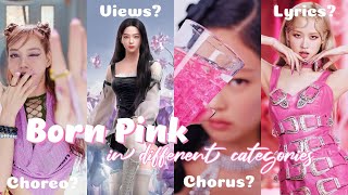 ranking blackpink born pink songs in different categories [upl. by Newkirk]