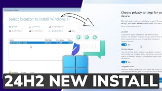 Windows 11 24H2  New Installation Process [upl. by Clemens390]