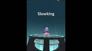 Galarian Slowpoke evolution to Galarian Slowking shorts [upl. by Acquah]