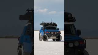 Moon Cruiser overlanding sandflats Fjcruiser [upl. by Arly]