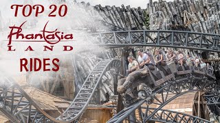 TOP 20 RIDES AT PHANTASIALAND 2024 EDITION [upl. by Soirtemed951]