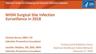 2018 NHSN Training  Surgical Site Infection SSI Part 1 [upl. by Akelahs867]