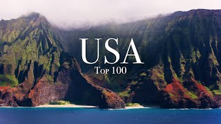 Top 100 Places To Visit In The USA  4K Travel Guide [upl. by Nylrehs572]