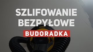 Bezpyłowe szlifowanie gładzi gipsowej [upl. by Sonnie]