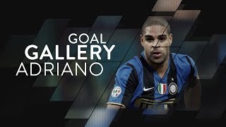 ADRIANO LEITE RIBEIRO  All of his 74 Inter goals 🇧🇷⚫️🔵 [upl. by Ursula]