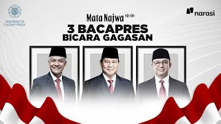 LIVE 3 Bacapres Bicara Gagasan  Mata Najwa [upl. by Akinaj155]