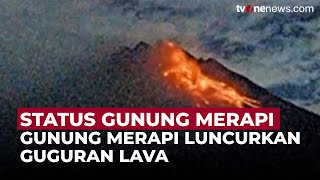 Berstatus Siaga Gunung Merapi Kembali Luncurkan Guguran Lava 17KM  OneNews Update [upl. by Corette]