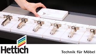 Intermat hinge series technical briefing by Hettich [upl. by Airet]