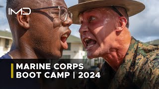 Marine Corps Boot Camp  San Diego  Recruit Training [upl. by Hunger]