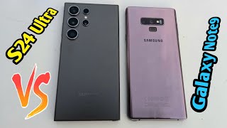 Samsung Galaxy S24 Ultra VS Samsung Galaxy Note 9  Speed Test [upl. by Annice]