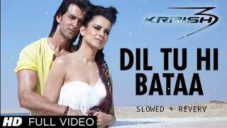 Dil Tu Hi Bataa Lofi Song  Krrish 3  Full Video Song  Hrithik Roshan Kangana Rana Ranaut [upl. by Esil]