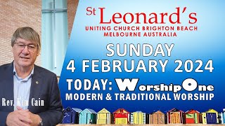 St Leonards Uniting Church 4 February 2024 [upl. by Corell]