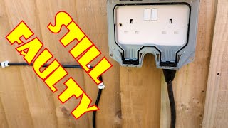 Fault on my External Mains Socket feed PART 2 [upl. by Corbin]