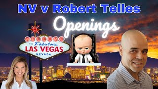 LIVE NV v Robert Telles TrialOpeningsDay 1 Atty Commentary [upl. by Asenad268]