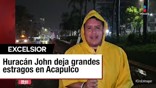 Huracán John colapsa más de 40 colonias están bajo el agua [upl. by Nylloc970]