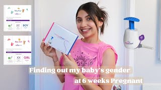 Sneak Peek Gender Early DNA Test At 6 Weeks Pregnant  Step By Step  Gender Results [upl. by Lehcnom361]