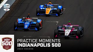 Top moments from Practice 8 for 2024 Indianapolis 500  Extended Highlights  INDYCAR [upl. by Assir]