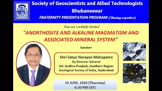 Anorthosite and Alkaline Magmatism and Associated Mineral System  LIVE [upl. by Edward]