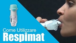 Come Utilizzare Respimat in Italian [upl. by Namielus]