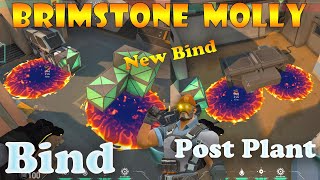 Top 15 New Bind Brimstone Post Plant Lineups  Brimstone Lineups Bind  Valorant Tips amp Tricks [upl. by Ilaw]