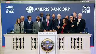 Ameris Bancorp NYSE ABCB Rings The Opening Bell® [upl. by Akym711]