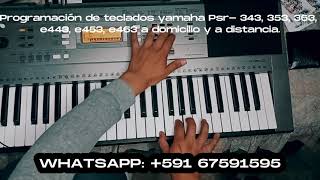 RITMOS Y PROGRAMACIONES YAMAHA PSR 343 353 363 ETC FOLCKROCK HUAYNOS CUMBIAS ETC [upl. by Gniliem]