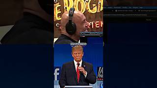 Joe Rogans Hysterical Reaction to Trumps Joke [upl. by Nereen458]