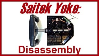 Logitech Saitek Yoke Disassembly [upl. by Eek826]